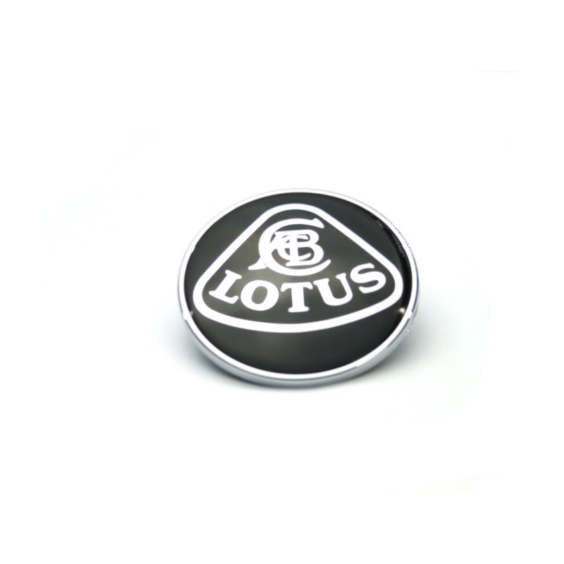 Lotus Nose Badge - Black/Silver