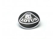 Lotus Nose Badge - Black/Silver