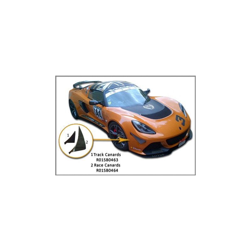 Exige V6 Carbon Fibre Front Canards